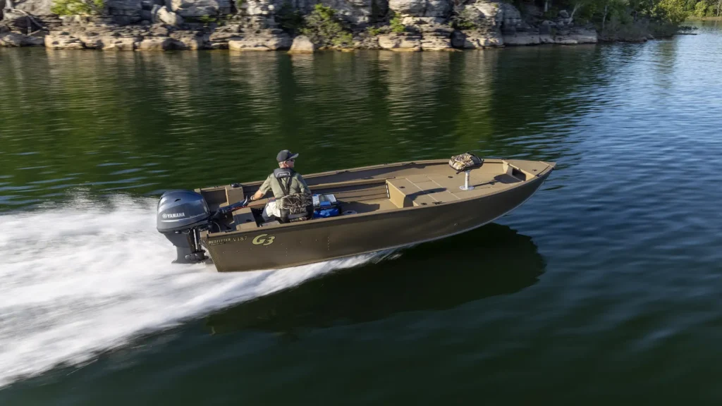G3 Fishing Boats Outfitter V187 T Running 2 Aluminum fishing boats