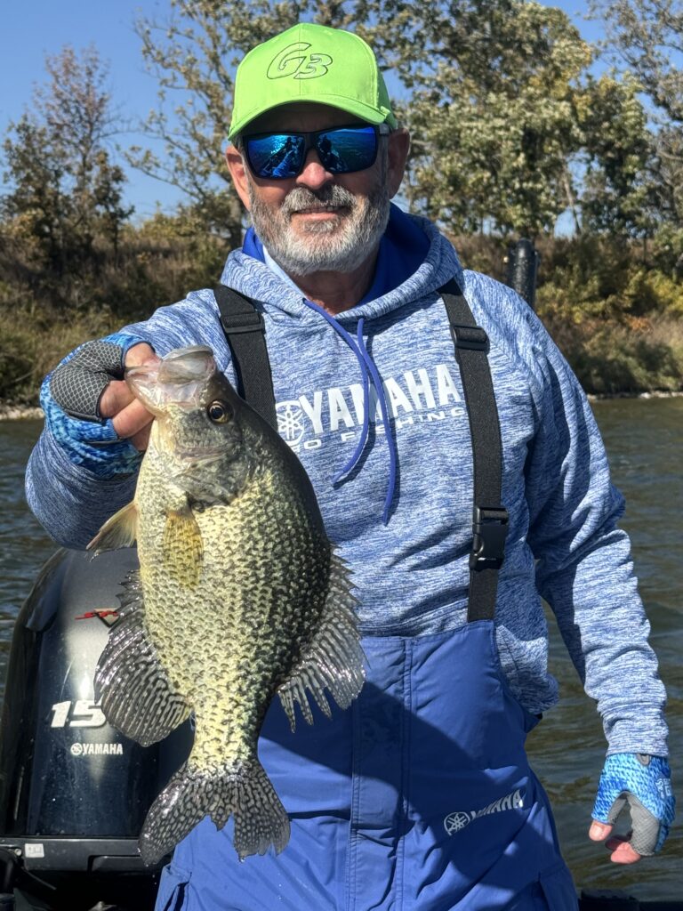 Scott Turnage with a fall crappie
