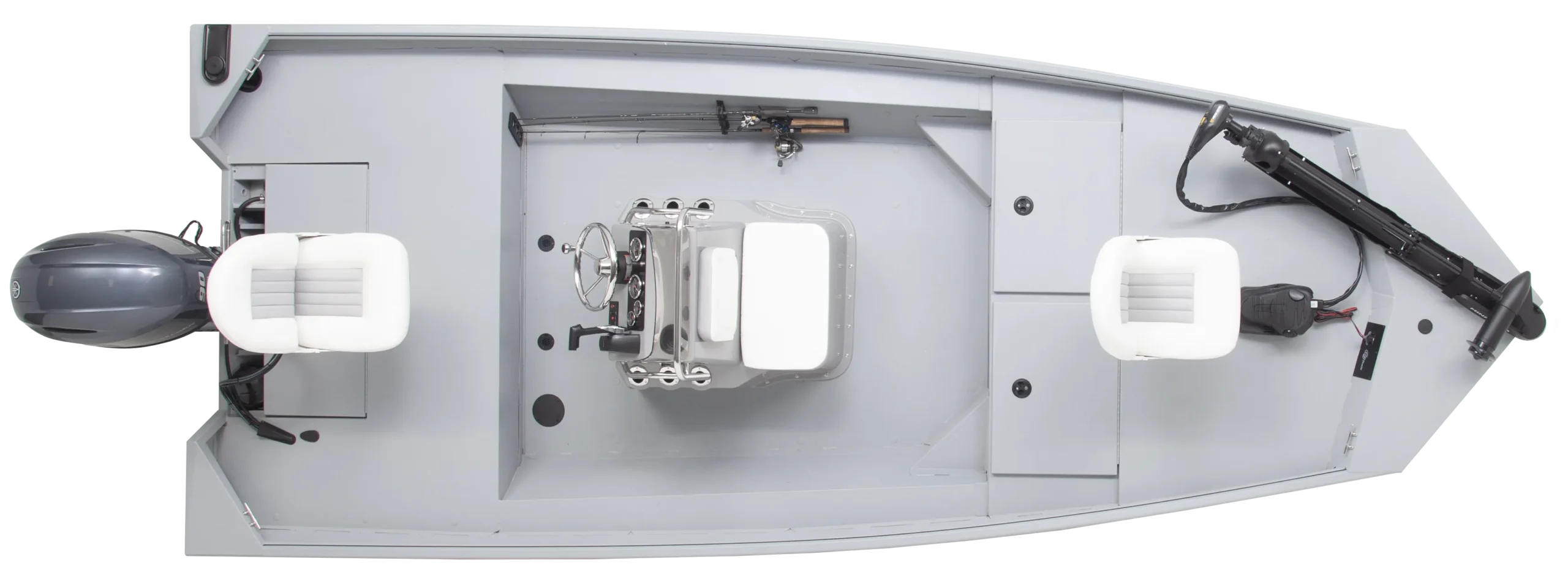 G3 Fishing Boats BAY 18 OVH Closed scaled Aluminum fishing boats