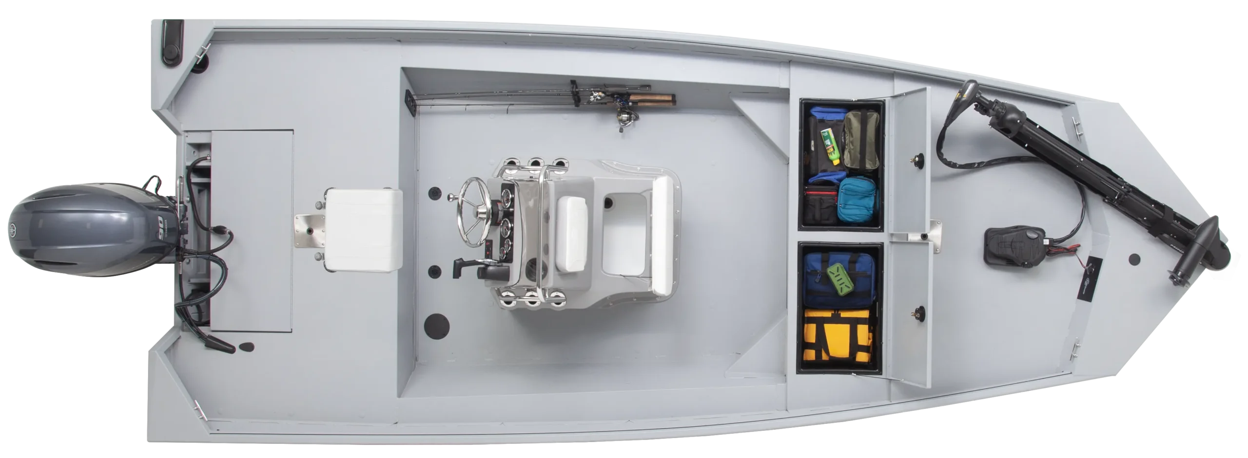 G3 Fishing Boats BAY 18 OVH CLOSED with seat Aluminum fishing boats